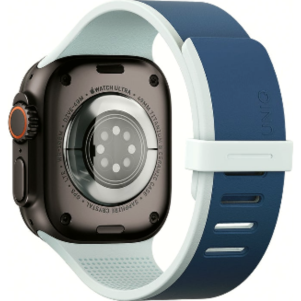 Λουράκι Apple Watch Ultra/SE/11/10/9/8/7/6/5/4 (49/46/45/44mm) Uniq Revix IV Αναστρέψιμο Μαγνητικό από Premium Σιλικόνη - Mar