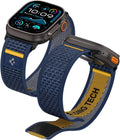 Λουράκι Apple Watch Ultra/SE/11/10/9/8/7/6/5/4 (49/46/45/44mm) Spigen Athlex Air Υφασμάτινο - Active Navy (AMP09036)