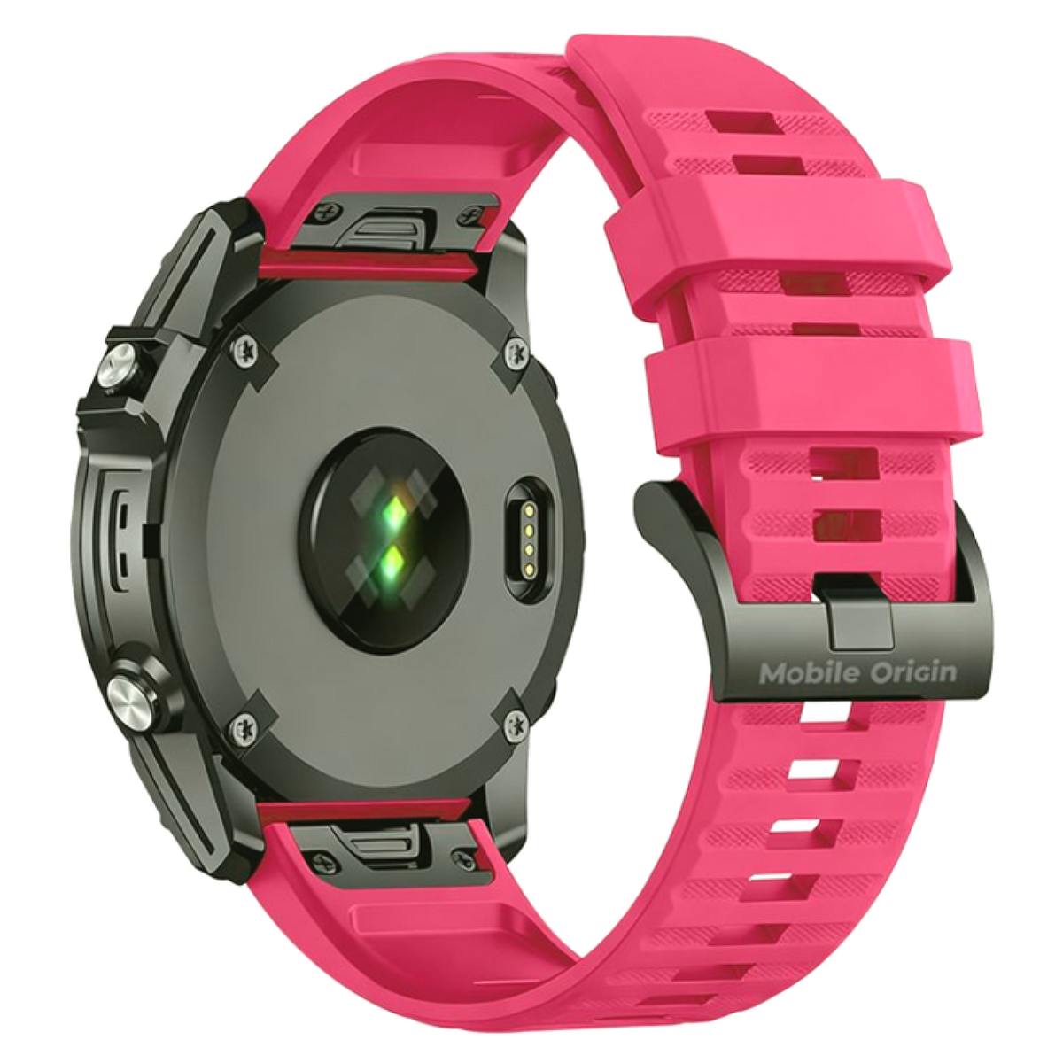 Λουράκι Garmin Watch 26mm Mobile Origin Easy Strap ES2 Quick Fit Σιλικόνης - Pink (MO-ESS-26-PNK)