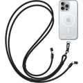 Λουράκι Λαιμού Satechi OntheGo για Θήκες Κινητών / Smartphones με Καλώδιο Type-C σε Type-C 150cm 60W - Black (ST-LOTGLK)