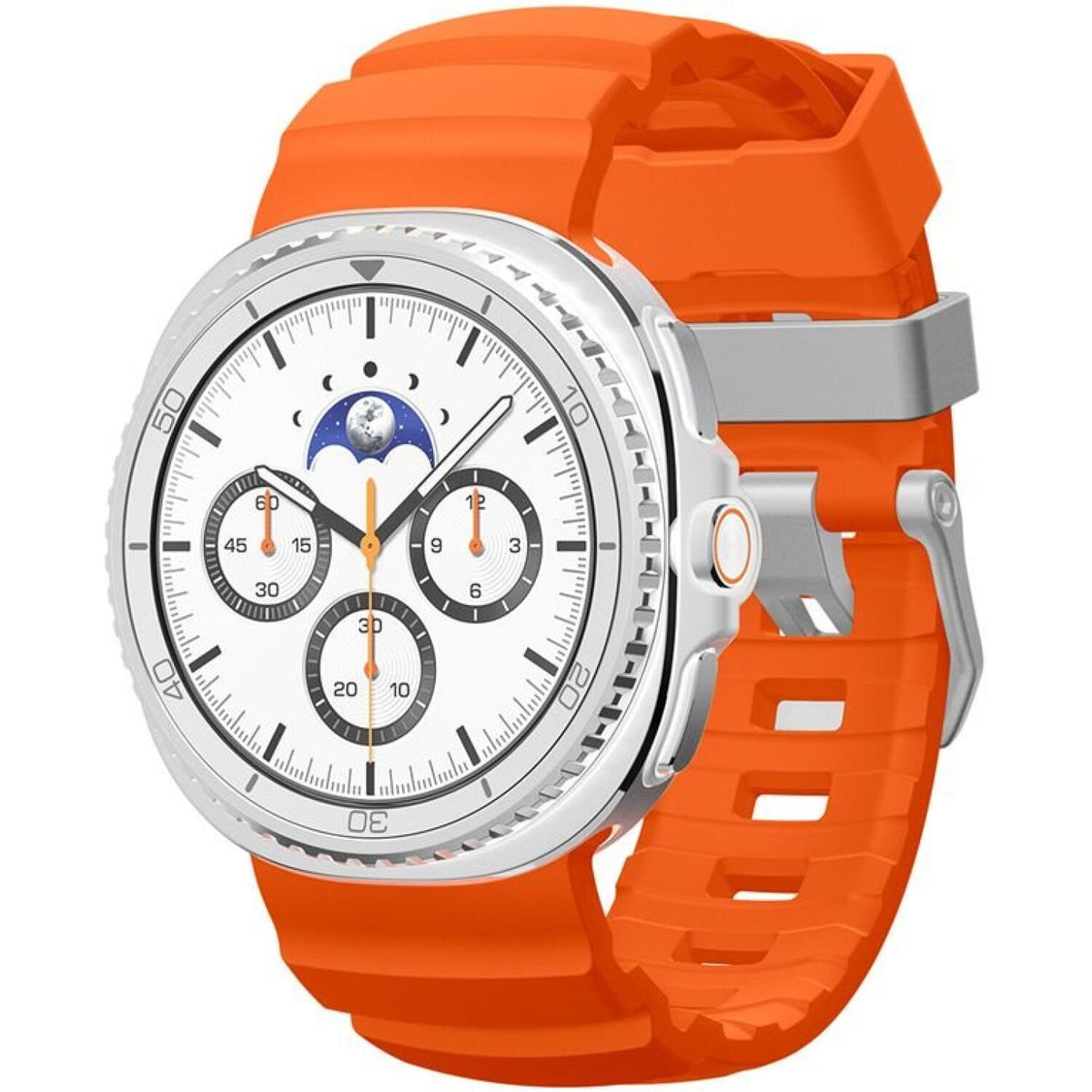Λουράκι Samsung Galaxy Watch 9 / 8 Classic / Watch 8 (46/44/40mm) Spigen WBS2 Σιλικόνης - Orange (AMP10152)