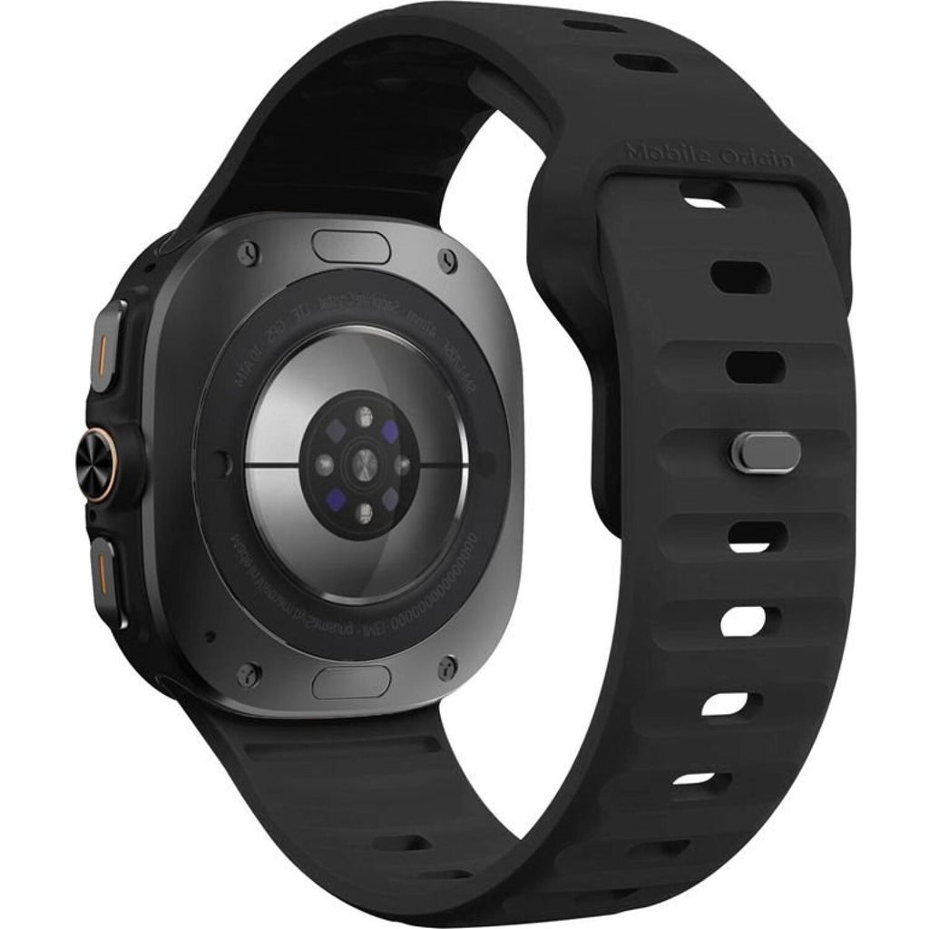 Λουράκι Samsung Galaxy Watch Ultra2 / Ultra1 2026 / 2025 / 2024 47mm Mobile Origin Easy Strap Σιλικόνης - Black (MO-SGWU-BLK)