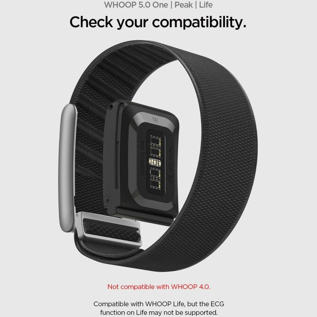Λουράκι Whoop 5.0 / Peak / Life Spigen WBF3 Υφασμάτινο - Black (AMP10187)