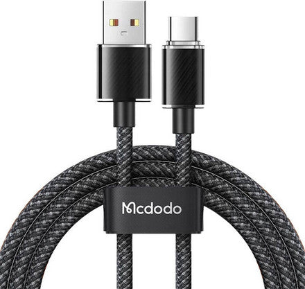Mcdodo CA-3650 Καλώδιο USB-A σε USB-C 100W 1.2m Μαύρο