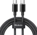 Mcdodo CA-3670 Καλώδιο USB-C σε USB-C 100W 5A 1.2m Μαύρο