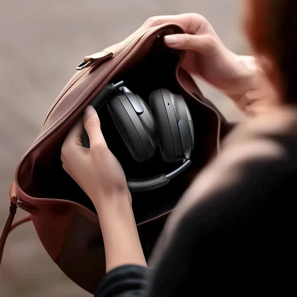 Mcdodo T02 HP-1420 Ασύρματα Over Ear Ακουστικά Bluetooth 5.4 ANC Μαύρα