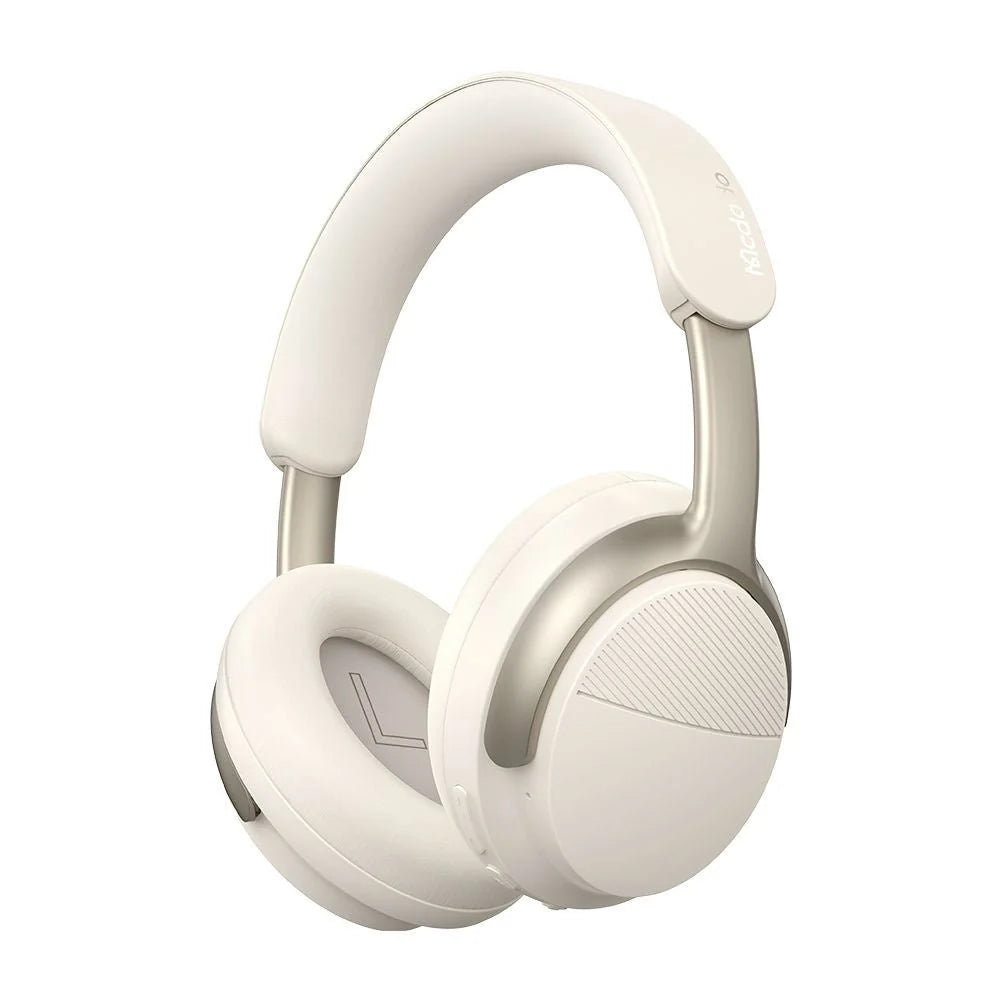 Mcdodo T02 HP-1421 Ασύρματα Over Ear Ακουστικά Bluetooth 5.4 ANC Μπεζ
