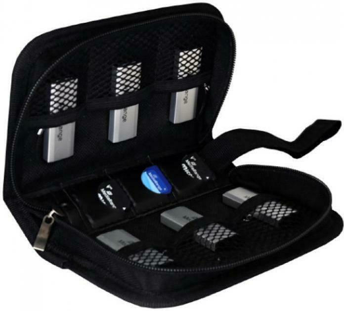 MediaRange Θήκη Storage Wallet 3 SD 6 USB Flashdrives