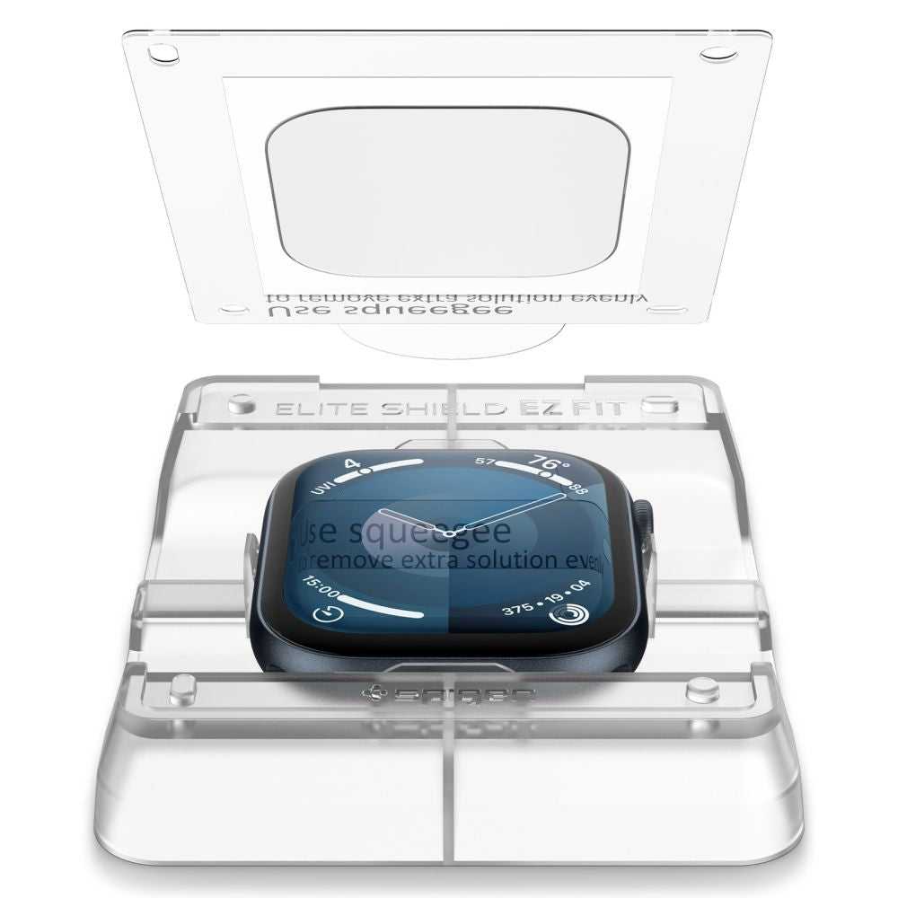Μεμβράνη Προστασίας Apple Watch 11 / 10 46mm - Spigen EliteShield EZ Fit Screen Protector Οθόνης - 2 Τεμάχια - Clear (AFL0857