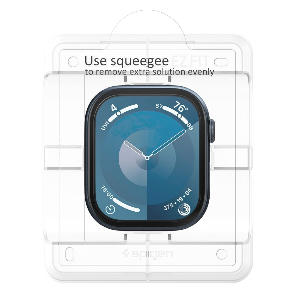 Μεμβράνη Προστασίας Apple Watch 11 / 10 46mm - Spigen EliteShield EZ Fit Screen Protector Οθόνης - 2 Τεμάχια - Clear (AFL0857