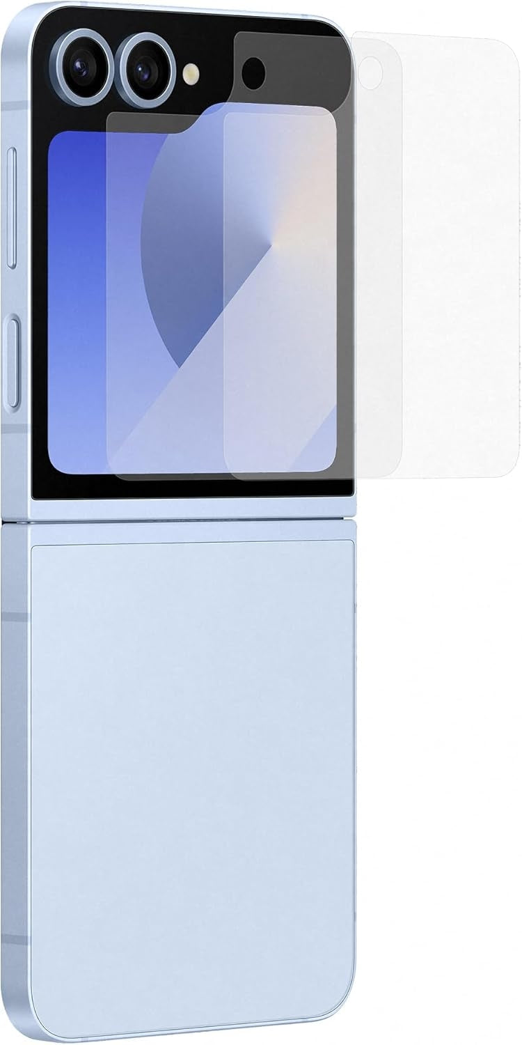 Μεμβράνη Προστασίας Εξωτερικής Οθόνης - Samsung Galaxy Z Flip6 - Official Samsung Anti-Reflecting Film - 2 Τεμάχια - Transpar