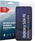 Μεμβράνη Προστασίας Samsung Galaxy S24 FE Rosso Ultra Clear Screen Protector Οθόνης 2 Τεμάχια - Clear (8719246458729)