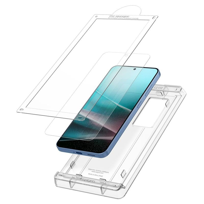Μεμβράνη Προστασίας Samsung Galaxy S25 Spigen Elite Shield EZ Fit HD Οθόνης - Clear (AFL09091)