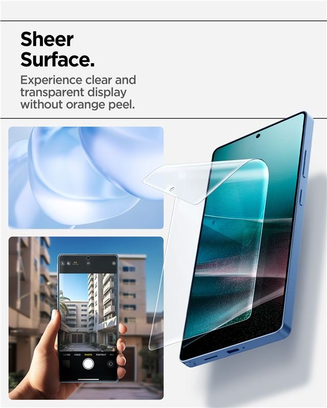 Μεμβράνη Προστασίας Samsung Galaxy S25 Ultra Spigen Elite Shield EZ Fit HD Οθόνης - Clear (AFL09083)