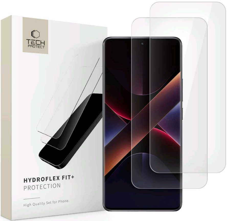 Μεμβράνη Προστασίας Xiaomi Redmi Note 14 Pro 5G / Redmi Note 14 Pro Plus 5G / Poco X7 Tech-Protect Hydroflex Fit+ Οθόνης 2 Τε