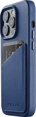 MUJJO Full Leather Wallet Case - Δερμάτινη Θήκη-Πορτοφόλι Apple iPhone 14 Pro - Blue (MUJJO-CL-028-BL)