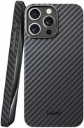 Nekit Fiber - Σκληρή MagSafe Θήκη Aramid Fiber - Apple iPhone 15 Pro - 1mm - 1500D Kevlar - Black (8719246451904)
