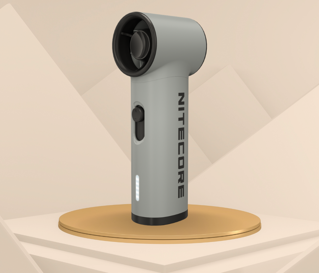 Ανεμιστήρας Nitecore NEF01 Lite Ατομικός Φορητός με Λουράκι Καρπού & 5 Ταχύτητες Ανέμου - Slate Gray