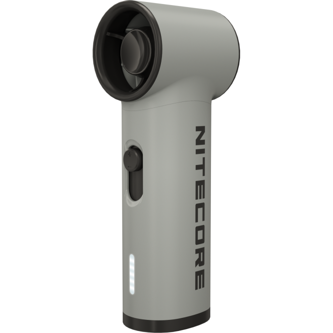 Ανεμιστήρας Nitecore NEF01 Lite Ατομικός Φορητός με Λουράκι Καρπού & 5 Ταχύτητες Ανέμου - Slate Gray