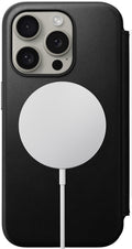 Nomad Modern Leather Folio - MagSafe Δερμάτινη Θήκη - Πορτοφόλι Apple iPhone 15 Pro - Black (NM01627685)