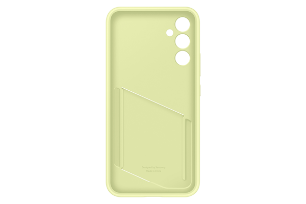 Official Samsung Card Slot Cover - Θήκη Σιλικόνης με Υποδοχή για Κάρτα - Samsung Galaxy A34 - Lime (EF-OA346TGEGWW)
