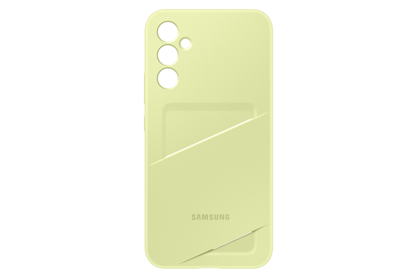Official Samsung Card Slot Cover - Θήκη Σιλικόνης με Υποδοχή για Κάρτα - Samsung Galaxy A34 - Lime (EF-OA346TGEGWW)
