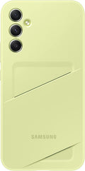 Official Samsung Card Slot Cover - Θήκη Σιλικόνης με Υποδοχή για Κάρτα - Samsung Galaxy A34 - Lime (EF-OA346TGEGWW)