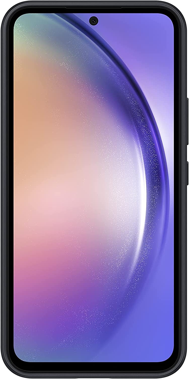 Official Samsung Haze Grip Cover - Θήκη με Λουράκι Χειρός - Samsung Galaxy A54 - Black (EF-XA546CBEGWW)