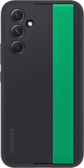Official Samsung Haze Grip Cover - Θήκη με Λουράκι Χειρός - Samsung Galaxy A54 - Black (EF-XA546CBEGWW)