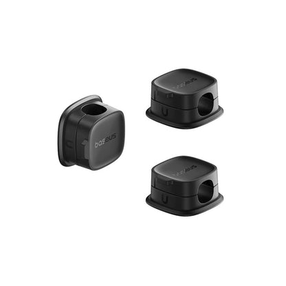 Baseus Lite Series Magnetic Cable Organizer Μαγνητικό Σετ Οργάνωσης Καλωδίων 3τμχ - Black