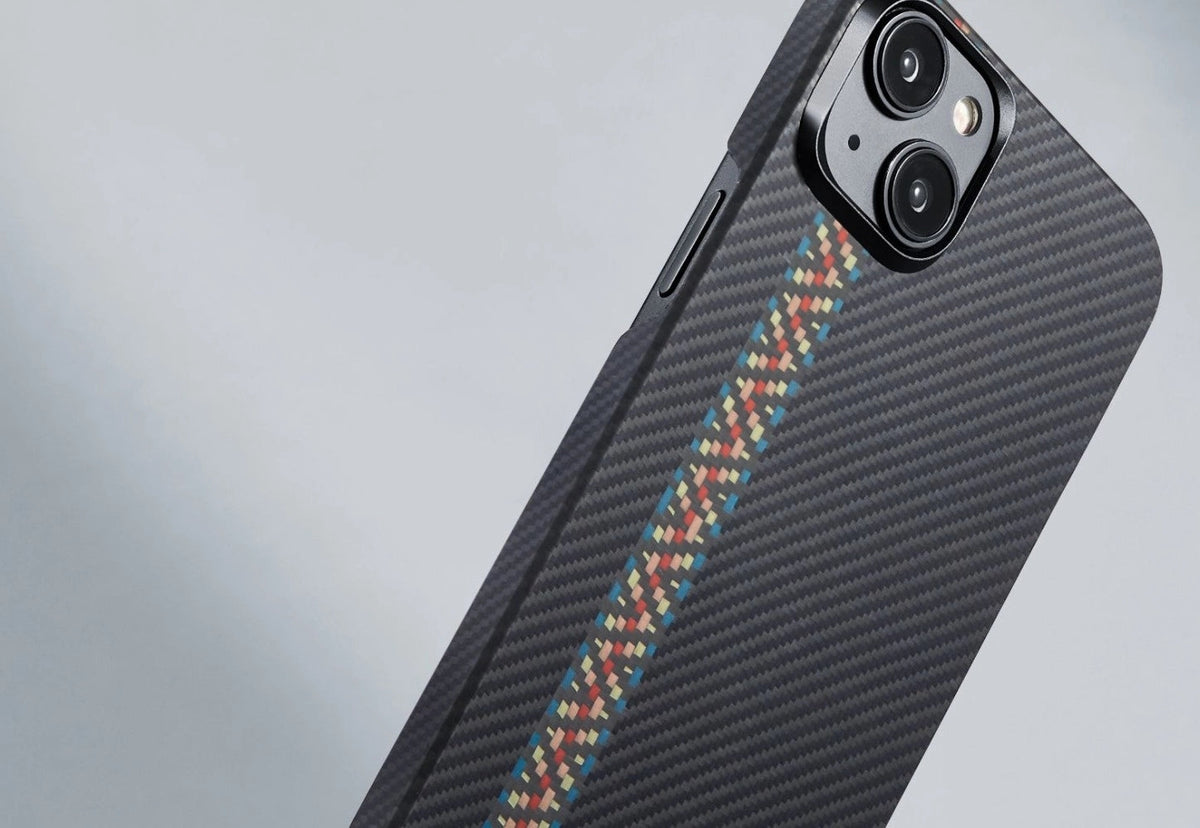 Pitaka Fusion Weaving MagEZ Case 4 - MagSafe Θήκη Aramid Fiber Body Apple iPhone 15 Plus - 0.95mm - 600D - Rhapsody (FR1501M)
