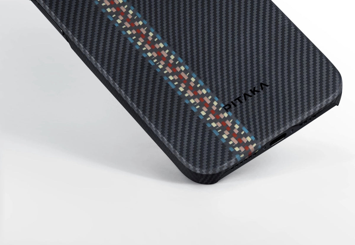 Pitaka Fusion Weaving MagEZ Case 4 - MagSafe Θήκη Aramid Fiber Body Apple iPhone 15 Plus - 0.95mm - 600D - Rhapsody (FR1501M)