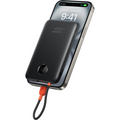 PowerBank Veger W1189 K1C Ultra Slim με Οθόνη LED & 1 x Θύρα Type-C / 1 x Θύρα USB-A / 1 x Καλώδιο Type-C 22.5W 10.000mAh - B
