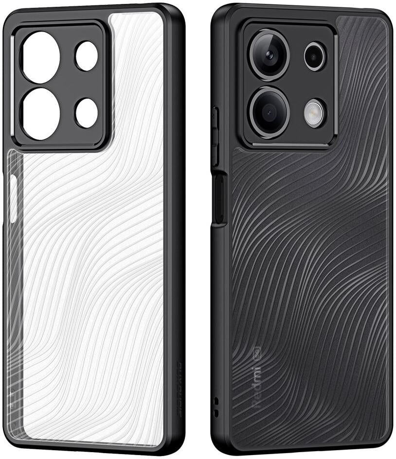 Premium Ημιδιάφανη Σκληρή Θήκη - Xiaomi Redmi Note 13 5G - DuxDucis Aimo Series - Black (6934913009048)