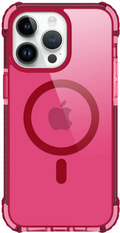 Prodigee Safetee Neo + Mag - Σκληρή Ανθεκτική Ημιδιάφανη Θήκη MagSafe - Apple iPhone 15 Pro Max - Fuchsia (IPH15P-6.7-NEOM-FC