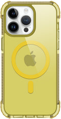 Prodigee Safetee Neo + Mag - Σκληρή Ανθεκτική Ημιδιάφανη Θήκη MagSafe - Apple iPhone 15 Pro - Lemon (IPH15P-6.1-NEOM-LMN)