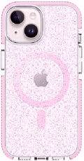 Prodigee Super Star - Σκληρή Ανθεκτική Διάφανη Θήκη MagSafe - Apple iPhone 15 - Rose (IPH15-6.1-STRM-RSE)