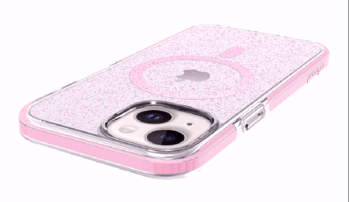 Prodigee Super Star - Σκληρή Ανθεκτική Διάφανη Θήκη MagSafe - Apple iPhone 15 - Rose (IPH15-6.1-STRM-RSE)