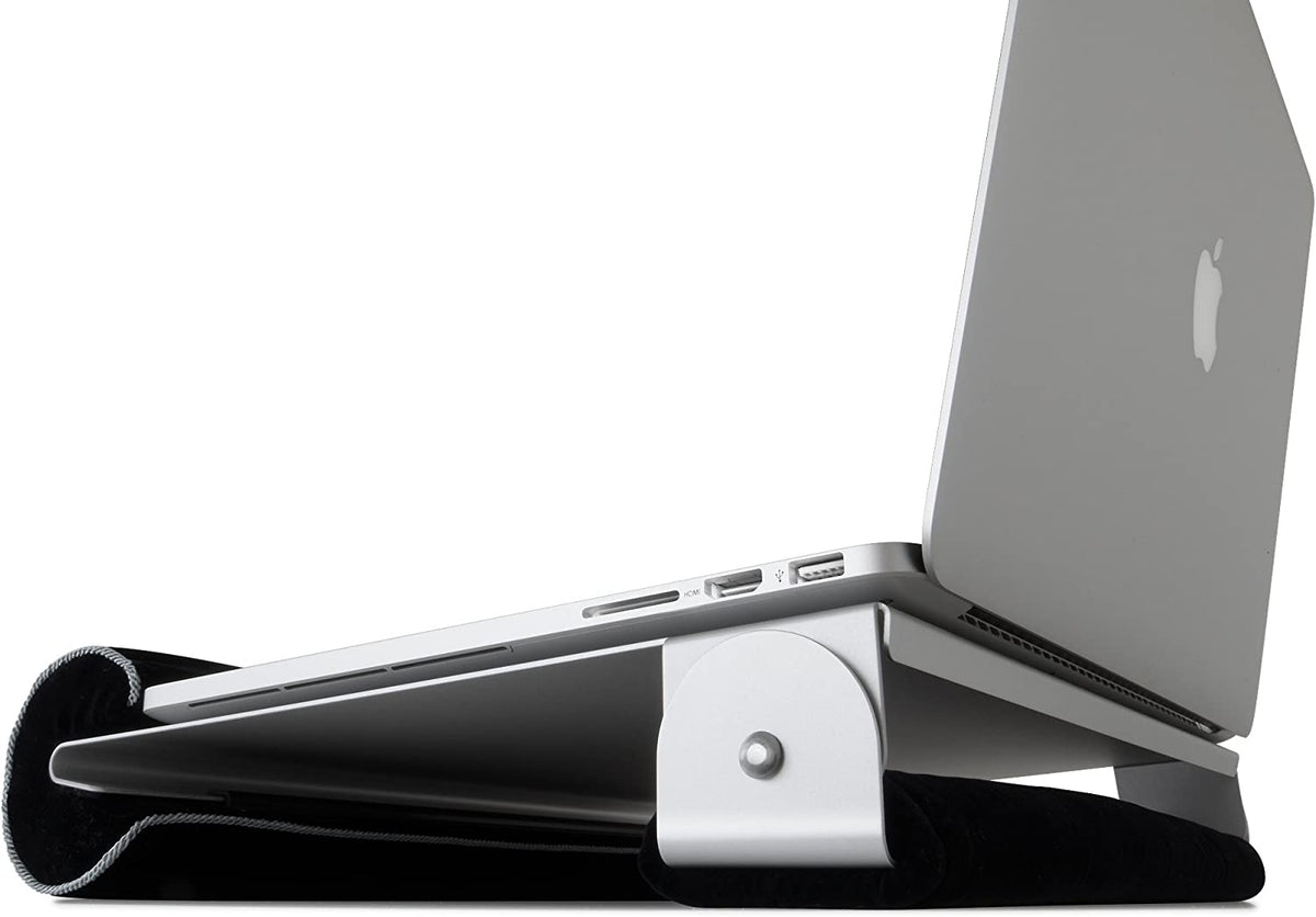 Rain Design iLap - Βάση Αλουμινίου για Laptop έως 15" με Υποστήριξη Μαξιλαριών - Black / Silver (891607000254)