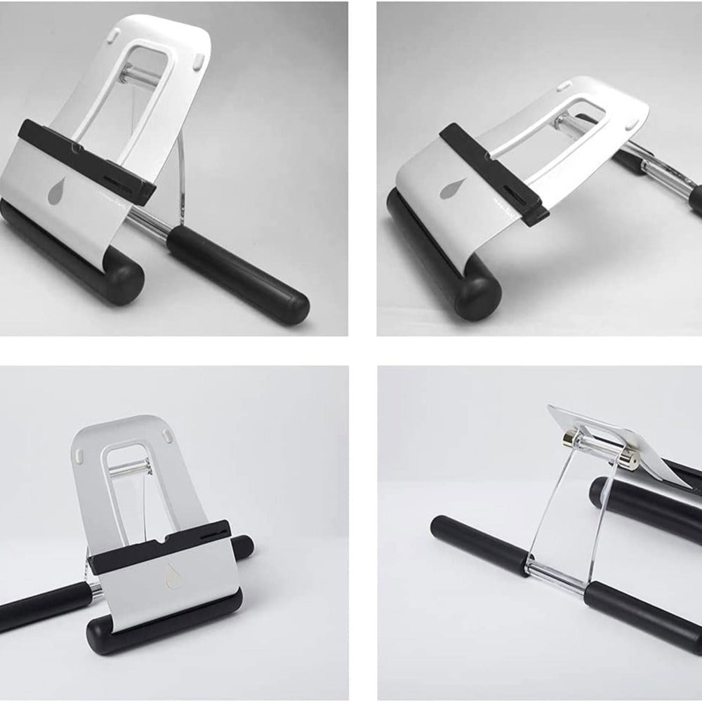 Rain Design iRest - Βάση Αλουμινίου για iPad / Tablet έως 13" με Υποστήριξη Μαξιλαριών - Black / Silver (891607000353)