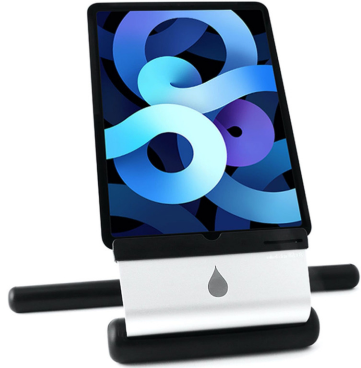 Rain Design iRest - Βάση Αλουμινίου για iPad / Tablet έως 13" με Υποστήριξη Μαξιλαριών - Black / Silver (891607000353)