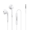 Recci Rep-l07 In-ear Handsfree Ακουστικά με Βύσμα 3.5mm Λευκό