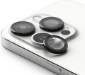 Ringke Camera Lens Frame Glass - Αντιχαρακτικό Γυαλί Προστασίας για Φακό Κάμερας - Apple iPhone 15 Pro - Black (8809919309851