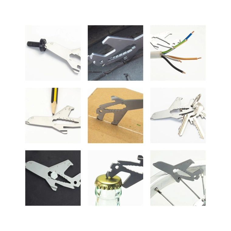 Rominox® Key Tool - Airplane – 18 Functions