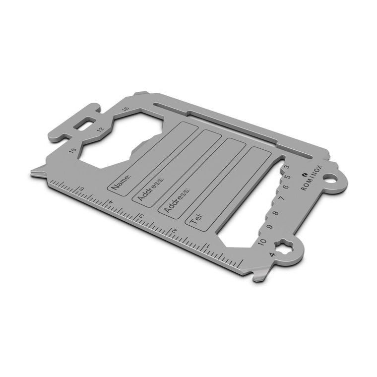 Rominox® Card Tool - Travel Tag — 30 Functions