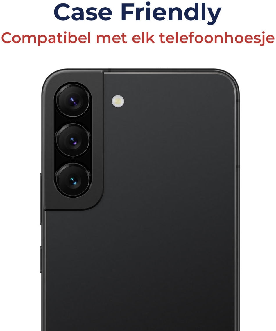 Rosso Camera Lens Protector - Προστατευτικό Κάλυμμα Κάμερας - Samsung Galaxy S23 / S23 Plus - Black (8719246381805)