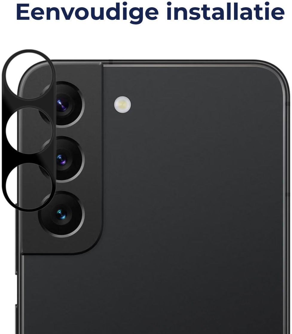 Rosso Camera Lens Protector - Προστατευτικό Κάλυμμα Κάμερας - Samsung Galaxy S23 / S23 Plus - Black (8719246381805)