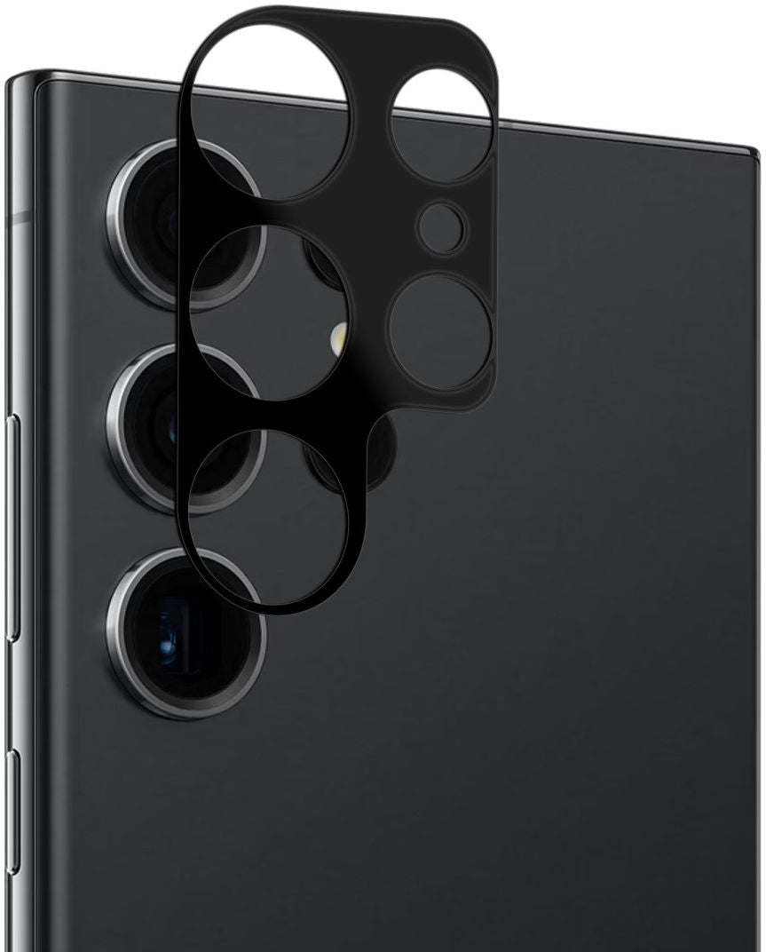 Rosso Camera Lens Protector - Προστατευτικό Κάλυμμα Κάμερας - Samsung Galaxy S23 Ultra - Black (8719246381829)