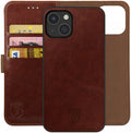 Rosso Element 2 in 1 - PU Θήκη Πορτοφόλι Apple iPhone 13 - Brown (8719246325007)