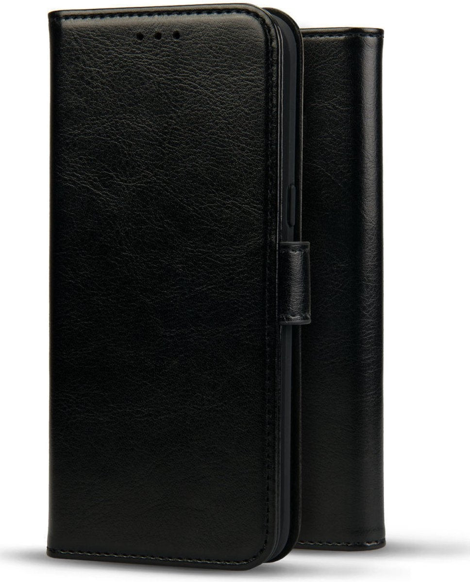 Rosso Element 2 in 1 - PU Θήκη Πορτοφόλι Apple iPhone 15 Plus - Black (8719246401398)
